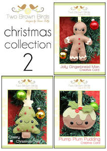 Two Brown Birds Creative Cards - Christmas Patterns