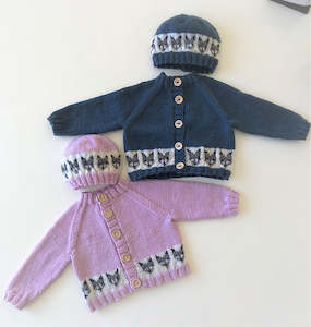 Baby: Little Bad Wolf Baby Cardi & Hat Pattern