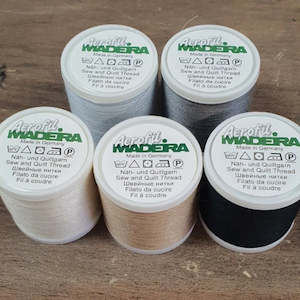 Thread For Patchwork And Quilting: Madeira Aerofil No.120 400m -  Neutral colours