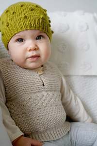 Knitting Patterns Babies And Children: BC96 Phoenix Vest and Hat