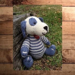 Knitting And Crochet Patterns Toys: Digby the Dog Knitting Pattern