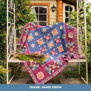 The Fruit Garden Blanket by Janie Crow - Handzon's Yarn Selection Packs