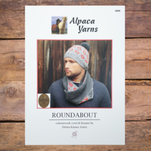 Crochet Patterns Babies And Children: Alpaca Yarns 5006 - Roundabout Beanie & Cowl