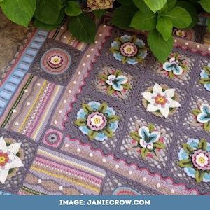 Bohemian Blooms by Janie Crow - Handzon's Yarn Selection Pack