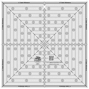 Creative Grids - 9.5" Square it Up & Fussy Cut Ruler