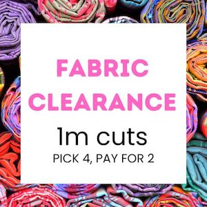 Clearance 1: CLEARANCE 1m Fabric Cuts: Bonnie & Camille, Sewing Themes (1.4)