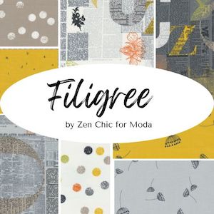 Quilting Cottons: Filigree by Zen Chic