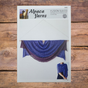 Alpaca Yarns Fusion Sulco 2415 - Lace Shawl