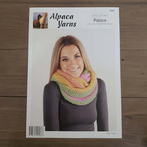 Knitting Patterns Womens Garments And Accessories: Alpaca Yarns Palace 3206 - Colourful Cowl