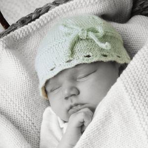 Knitting Patterns Babies And Children: BC18 Annabel Hat