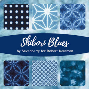 Quilting Cottons: Shibori Blues by Sevenberry for Robert Kaufman Fabrics