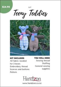 Quilting Kits: Tiny Teddies Kit
