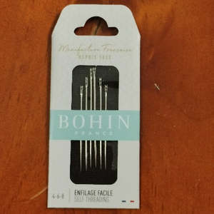 Haberdashery: Bohin self threading needle