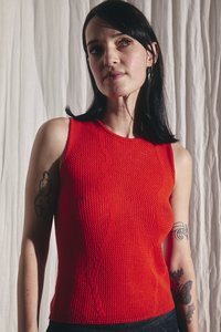 Products: Slow Mesh Vest - Hannah-Lee Jade