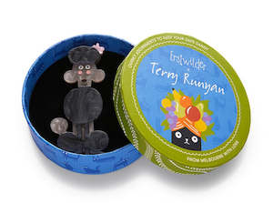 Brooches: Erstwilder brooch - Poodle Along