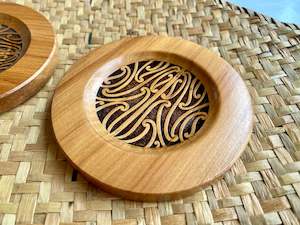 Wood: Trinket Dish - Round