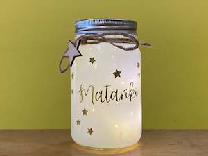 Lights Lamps: Matariki Sparkle Jar Light