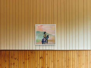 Art Prints: Te Whana Rebel Riders #103 Original Painting