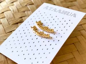 Christchurch Otautahi Design: Harikoa Happiness Stud earrings