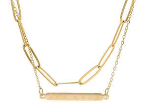 Necklaces: Little Taonga Ataahua Necklace - Double Chain