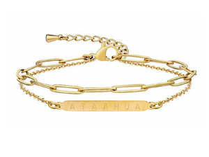 Little Taonga Ataahua Bracelet - Double Chain