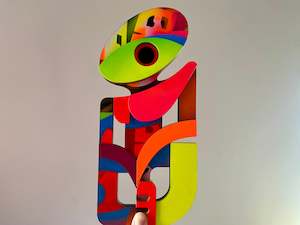 Uenuku Wall Taonga #4 Kakariki