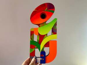 Art Prints: Uenuku Wall Taonga #3 Karaka