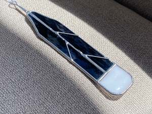 Christchurch Otautahi Design: Magpie Castle Glass Huia Feather