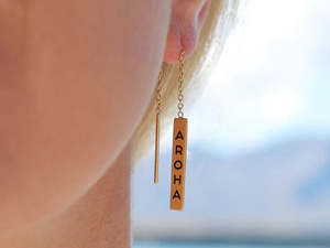 Little Taonga Kupu earrings - Aroha Threads
