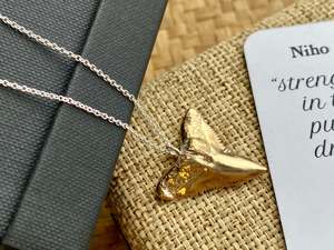 Necklaces: Niho Tooth Pendant - bronze