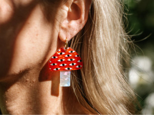 Earrings: Studio Soph Earrings - Mushroom Drops