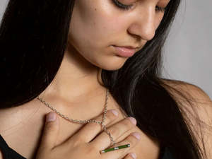 Necklaces: NVK Pounamu Fob Chain Necklace