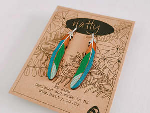 Natty Tui Feather Earrings