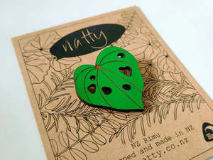 Natty Kawakawa Brooch