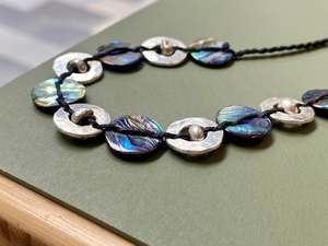 Amionga Paua Silver Necklace