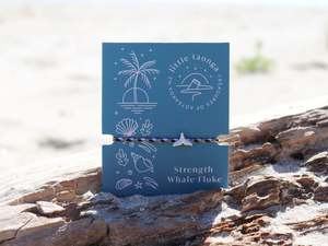 Little Taonga Rope Bracelet - Whale Fluke