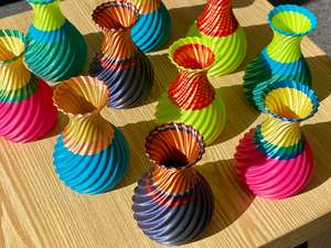 3D Printed Bud Vases