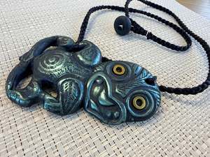 Heitiki pendants - Carved Tanerore