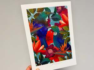 Art Prints: FLOX Tui Print A4