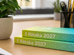 Men: Tuhi Diary 2027 - A51 Day Per Page - Taaniko