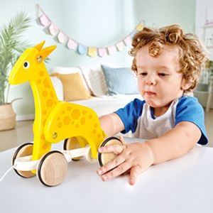 Push Pull: Hape Pull Along Giraffe