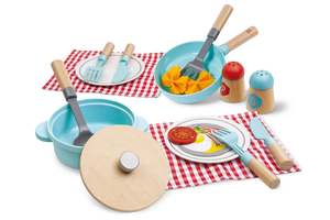 Kitchen Food Toddler: Hape Cook & Serve Set