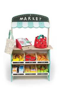 Kitchen Food Preschool Plus: Hape Farmers Market Stall
