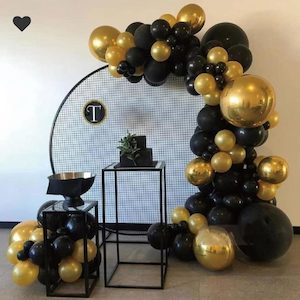 Black Mesh wall hire