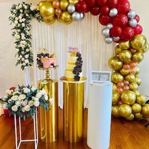 Products: White Drape 2Meter hire