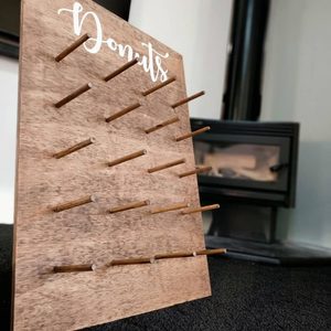 Products: Donut wall-Dark stain hire