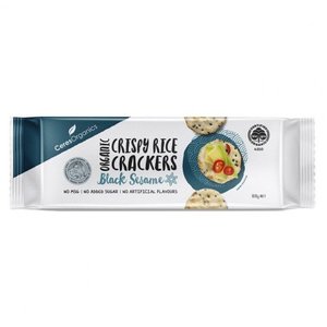 Rice Crackers, Black Sesame (Ceres, Organic) - 100g, gluten free