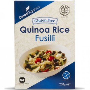Quinoa Rice Fusilli Pasta (Ceres, Organic, Gluten Free) - 250g