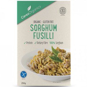 Pasta & Noodles: Sorghum Pasta, Fusilli Twists (Ceres, Organic) - 250g