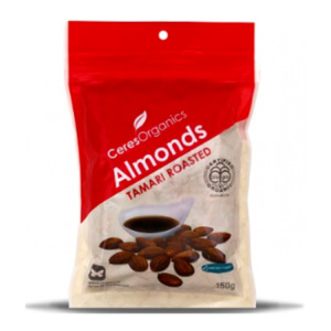 Ceres, Almonds, Tamari Roasted (organic) - 150g